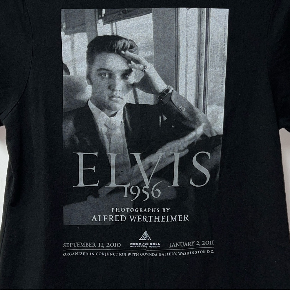 Elvis 1956 Photo Shirt L Retro
